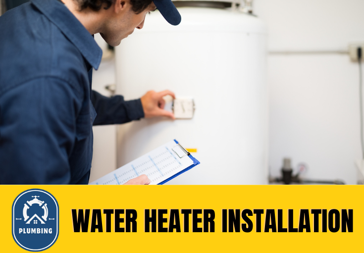 water heater installation Hythe